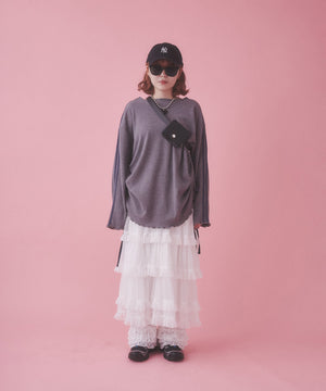 ホワイト モデル：155㎝ F着用