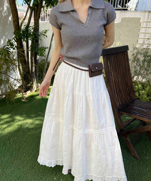 ホワイト モデル：160㎝ F着用