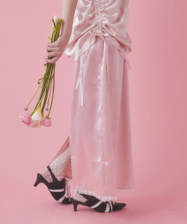 ピンク モデル：160㎝ F着用