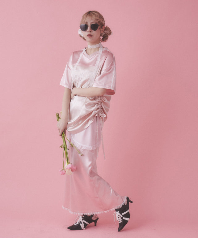 ピンク モデル：160㎝ F着用