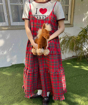 ボリュームティアードワンピース