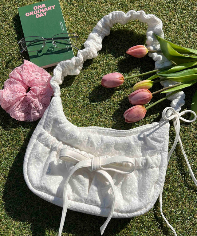 コットンレースマルチショルダーバッグ