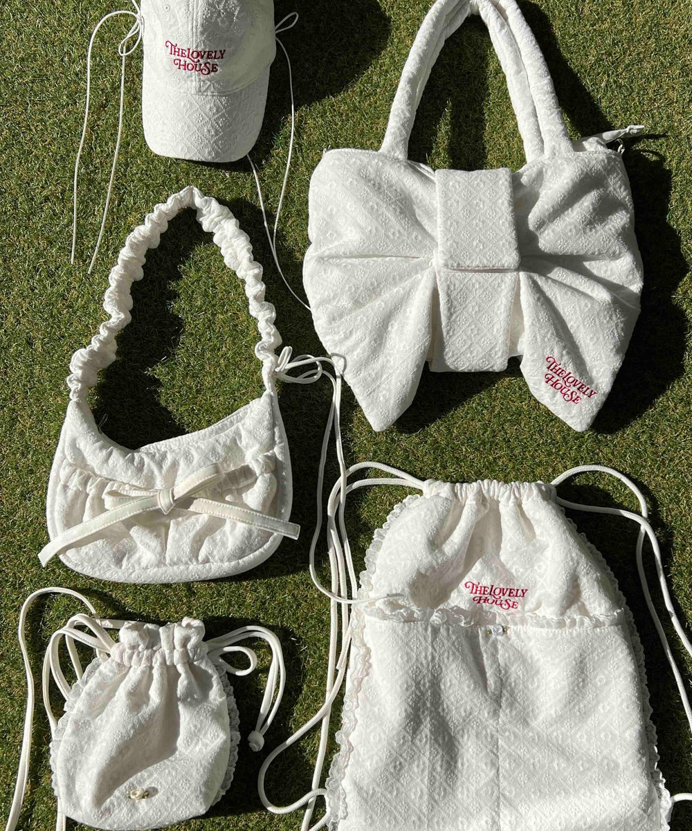 コットンレースマルチショルダーバッグ