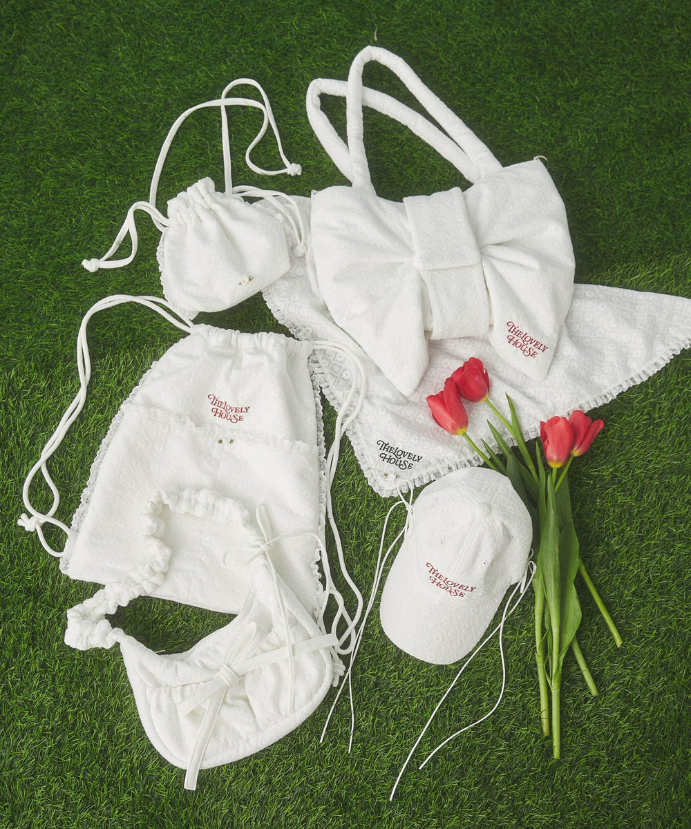 コットンレースマルチショルダーバッグ