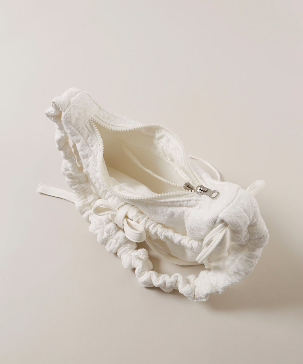 コットンレースマルチショルダーバッグ