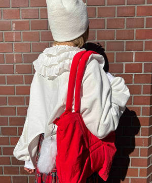 フェイクファーミニしっぽキーホルダー