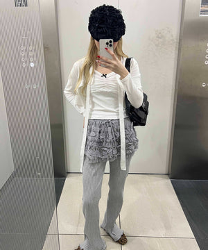 グレー モデル：160㎝ F着用