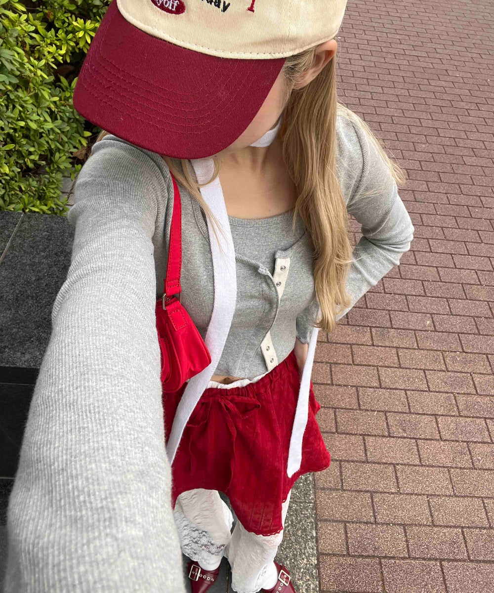 レッド モデル：160㎝ F着用