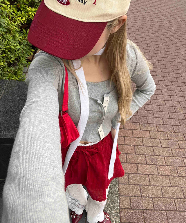 レッド モデル：160㎝ F着用