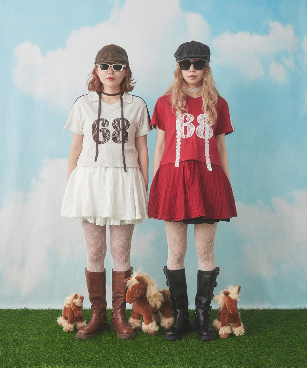 コットンレーススカート