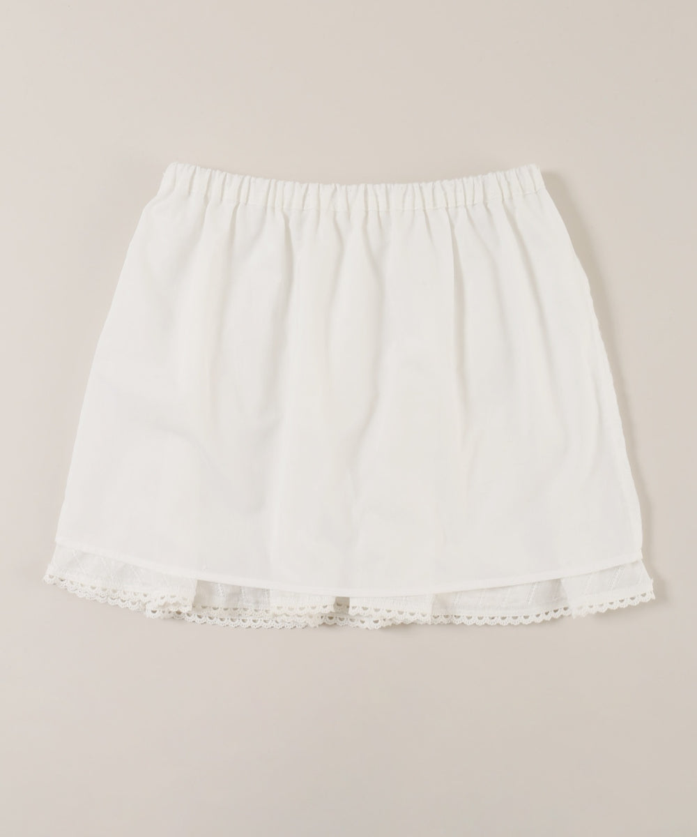 コットンレーススカート