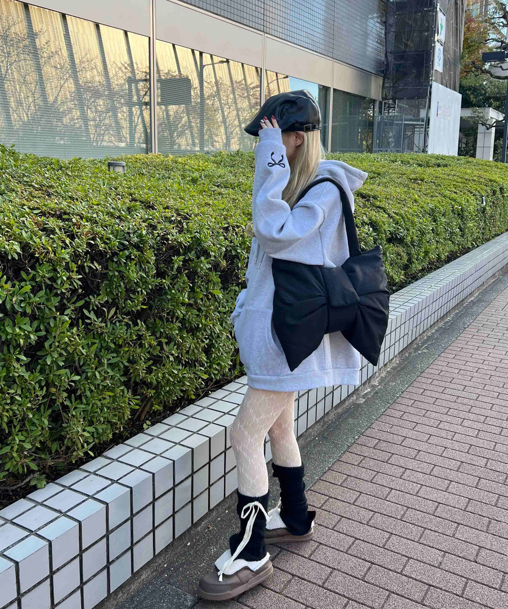 パテッドリボンショルダーバッグ