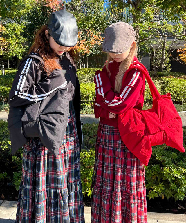 パテッドリボンショルダーバッグ