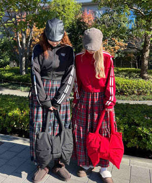 パテッドリボンショルダーバッグ