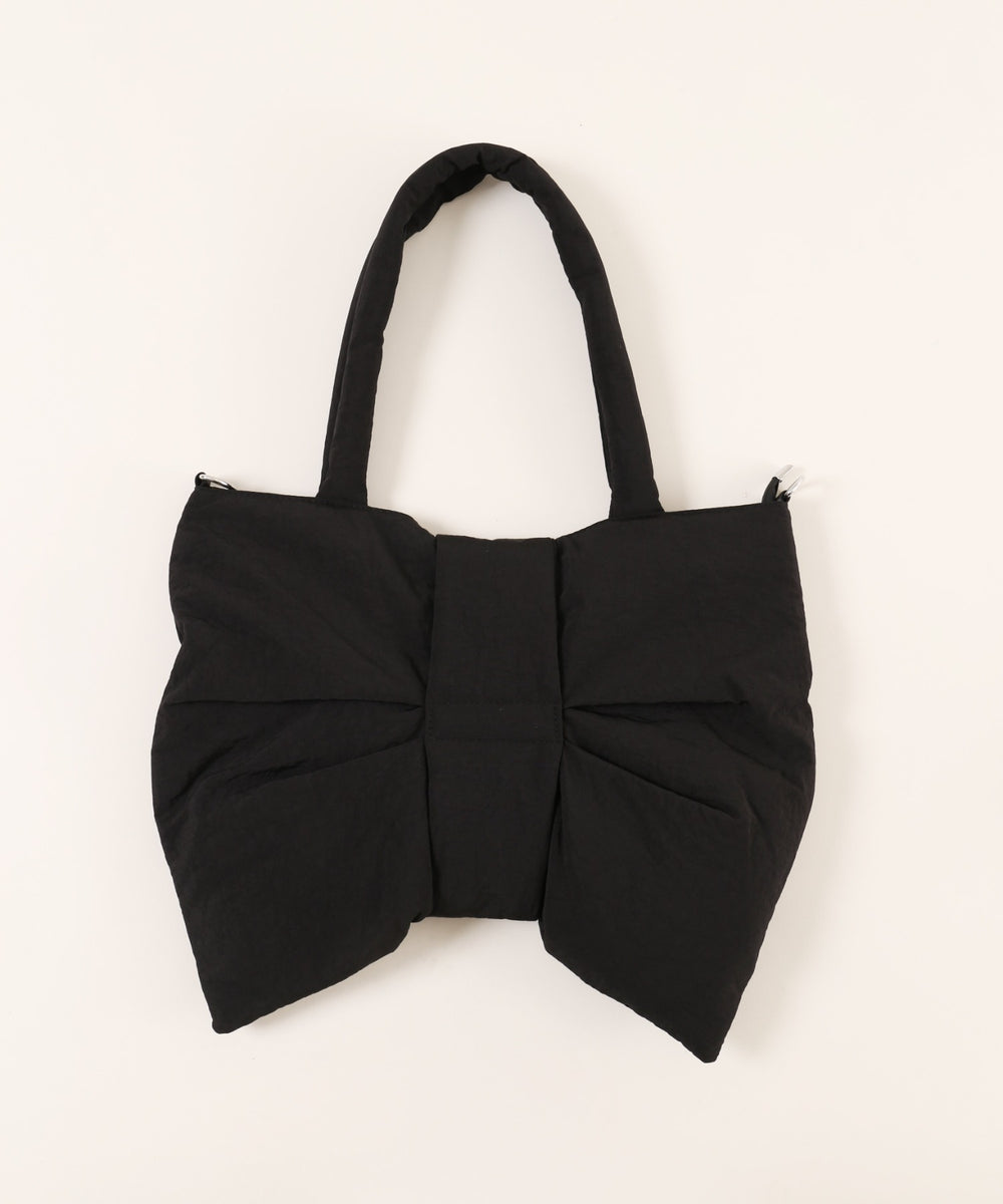 パテッドリボンショルダーバッグ