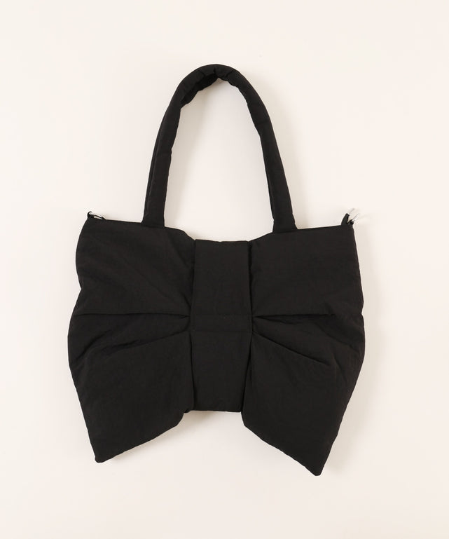 パテッドリボンショルダーバッグ