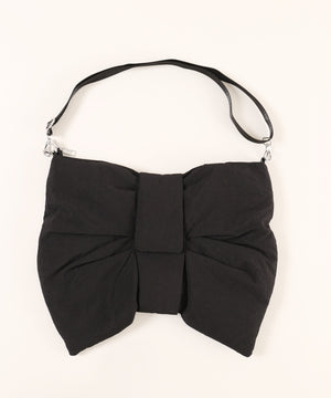 パテッドリボンショルダーバッグ