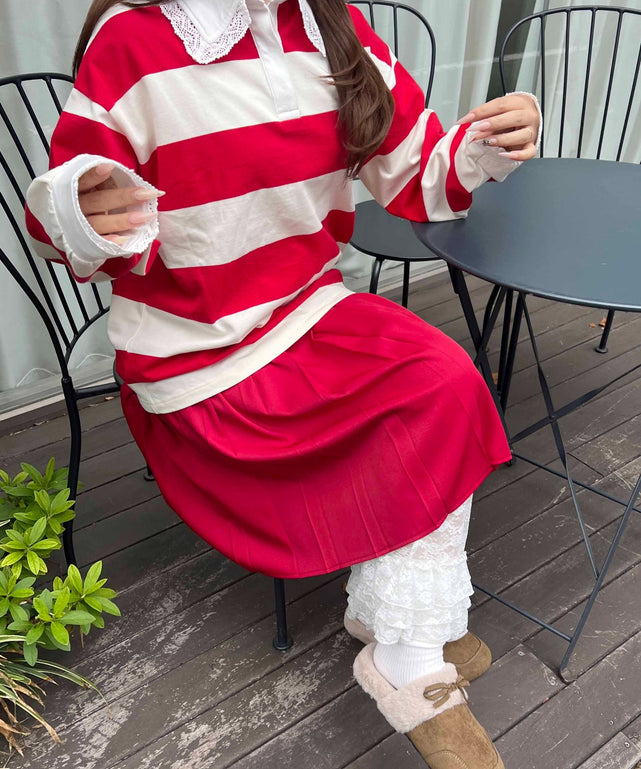 レッド モデル：155㎝ F着用