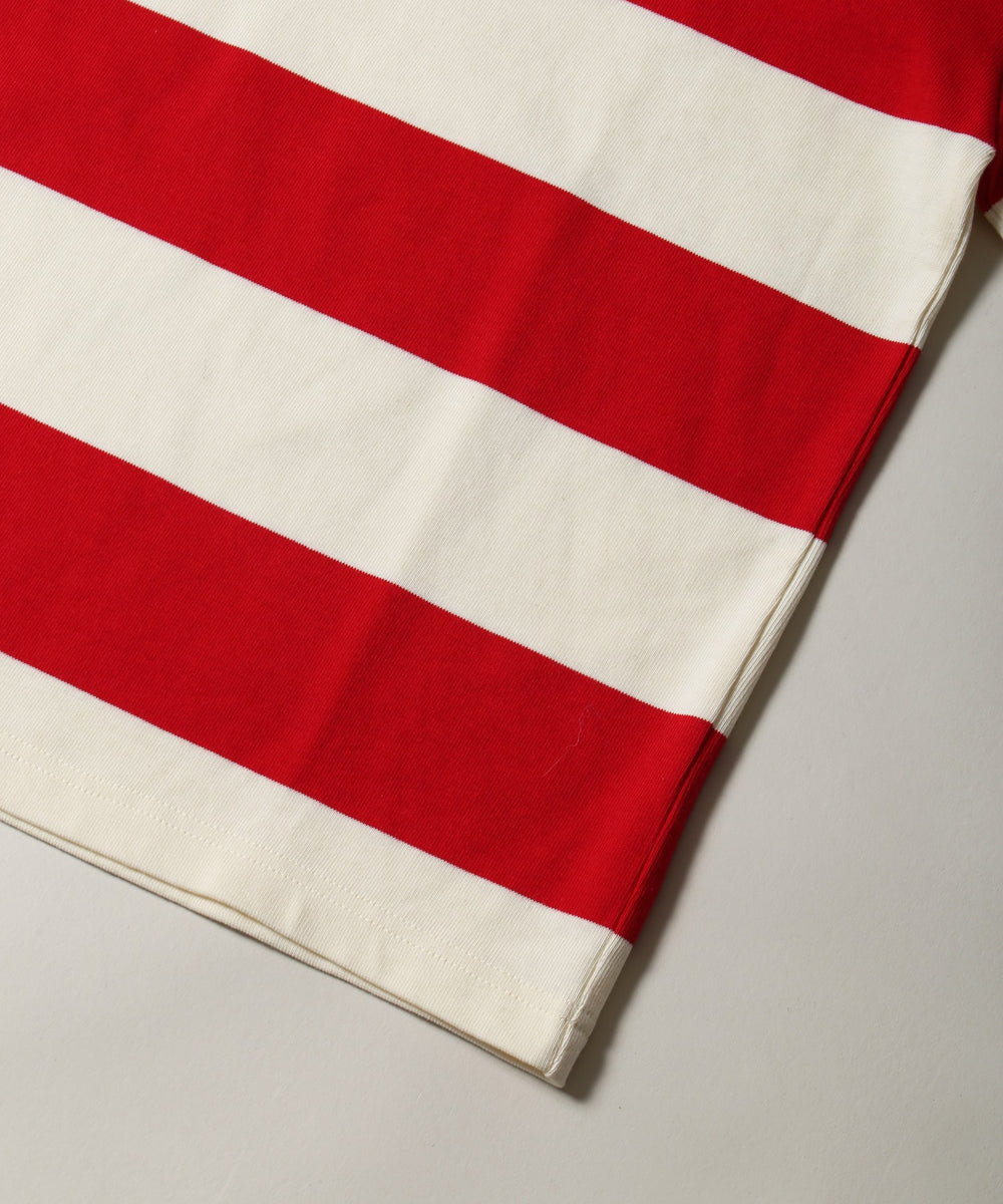 レースパイピングラガーシャツ