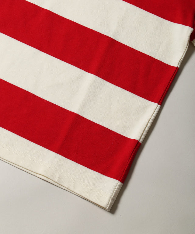 レースパイピングラガーシャツ