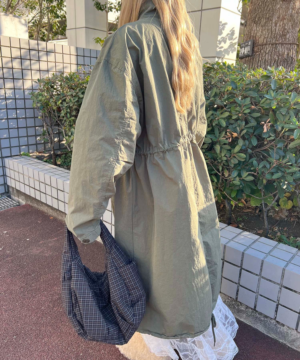 カーキ モデル：160㎝ Mサイズ着用