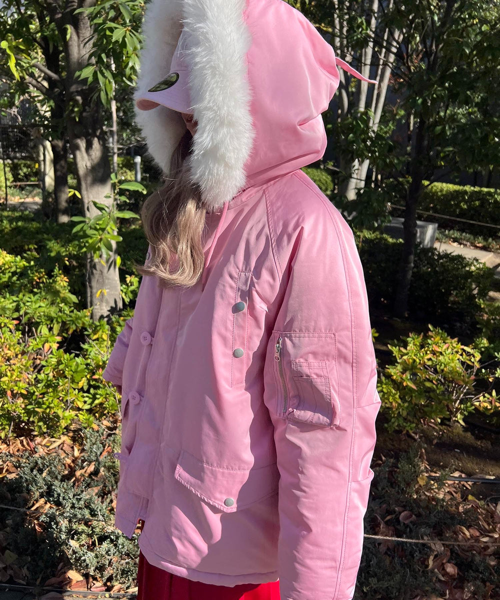 ピンク モデル：160㎝ Mサイズ着用