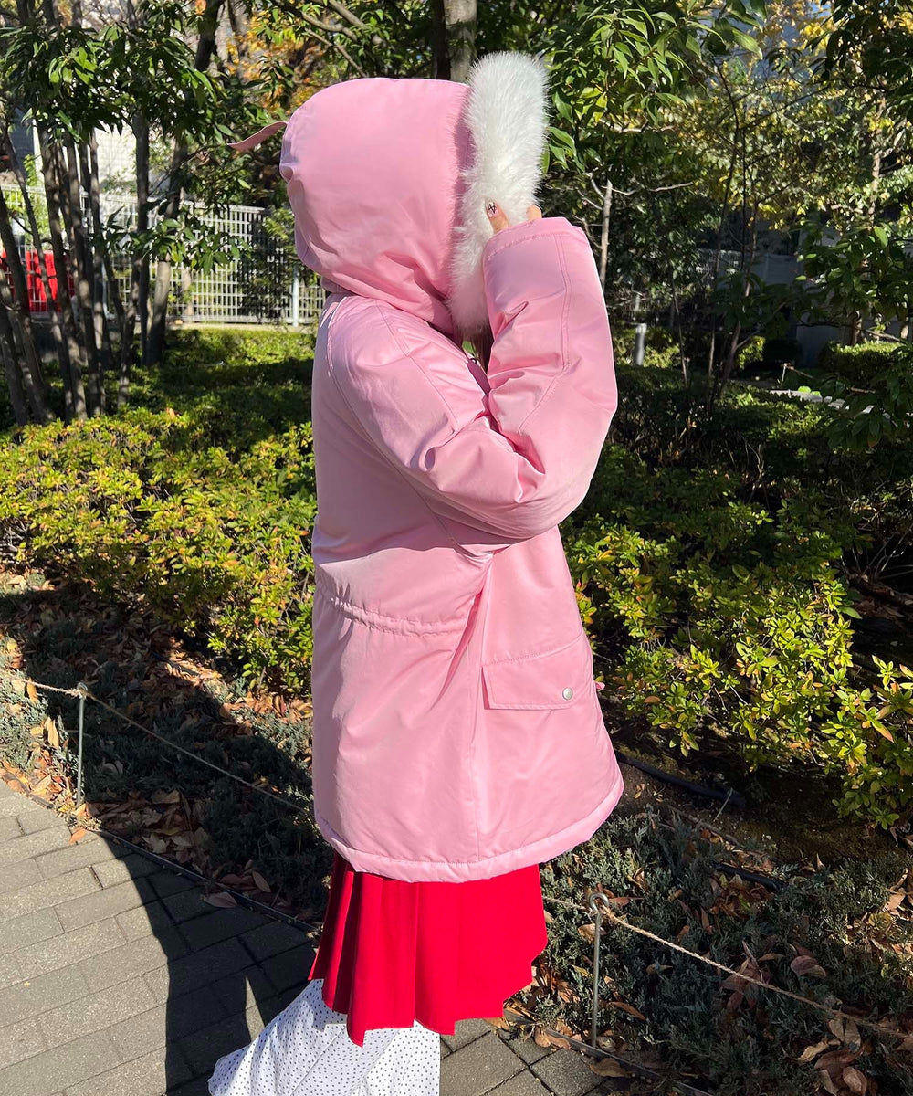 ピンク モデル：160㎝ Mサイズ着用