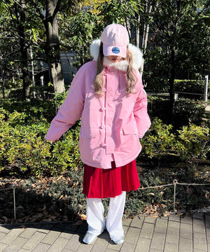 ピンク モデル：160㎝ Mサイズ着用