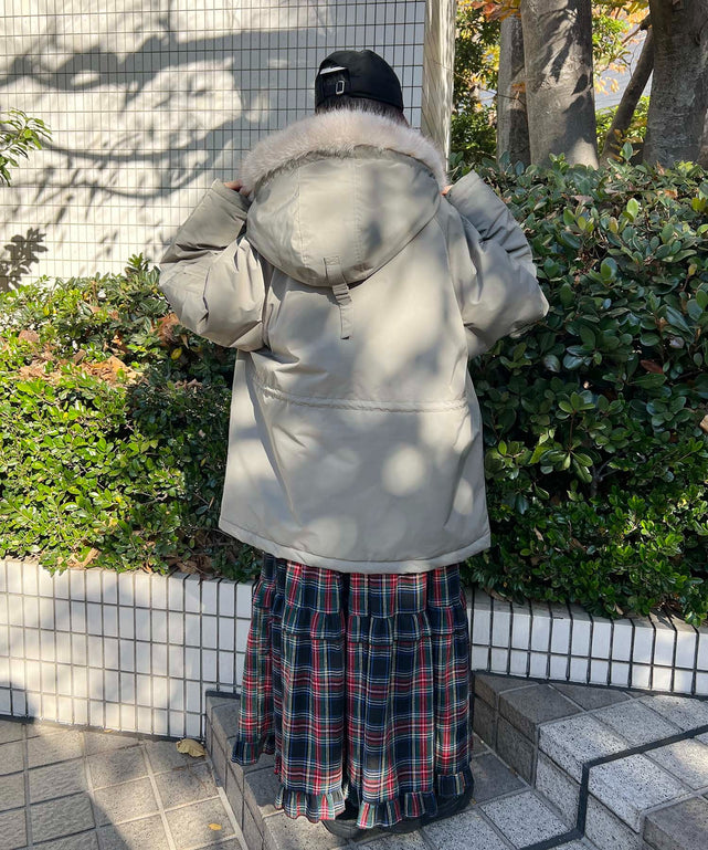 カーキ モデル：157㎝ F着用