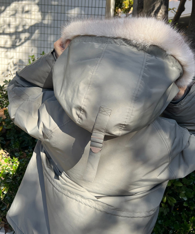 カーキ モデル：157㎝ F着用