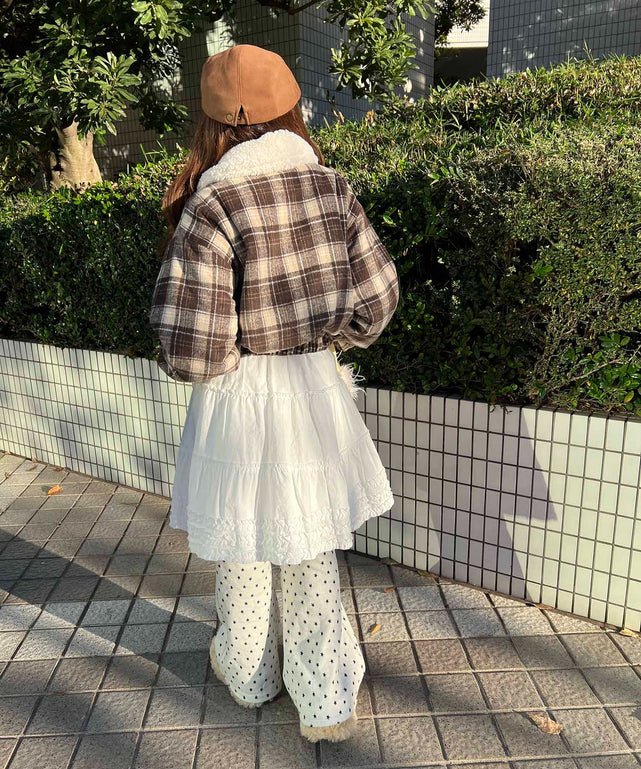 ブラウン モデル：155㎝ Mサイズ着用