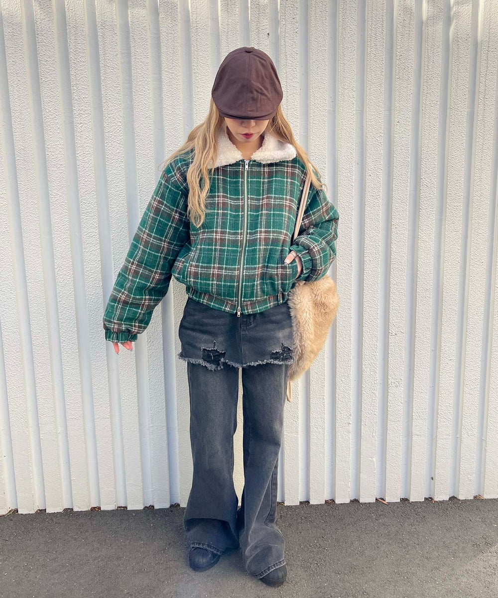 グリーン モデル：160㎝ Mサイズ着用