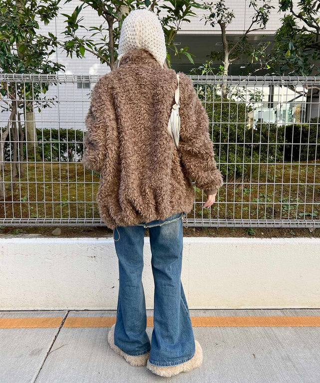 ブラウン モデル：160㎝ Mサイズ着用