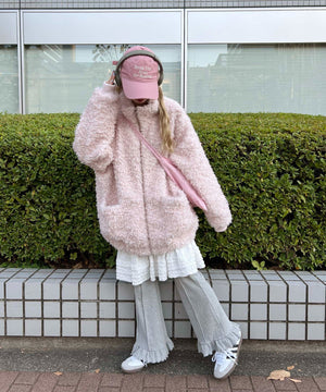 ピンク モデル：160㎝ Mサイズ着用