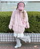 ピンク モデル：160㎝ Mサイズ着用