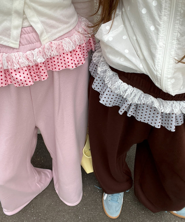 パッチワークスウェットパンツ