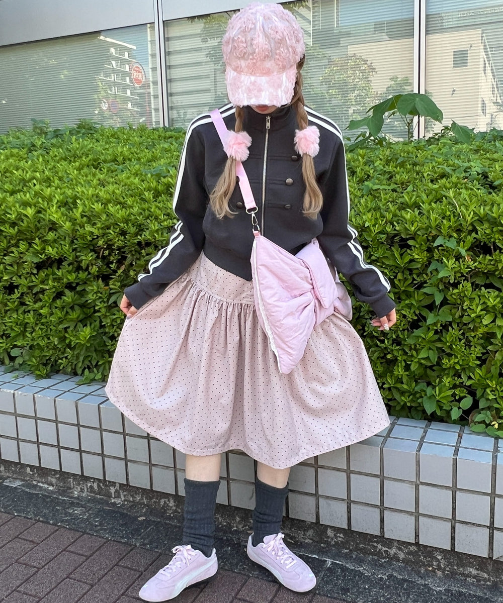ピンク モデル：160㎝ F着用