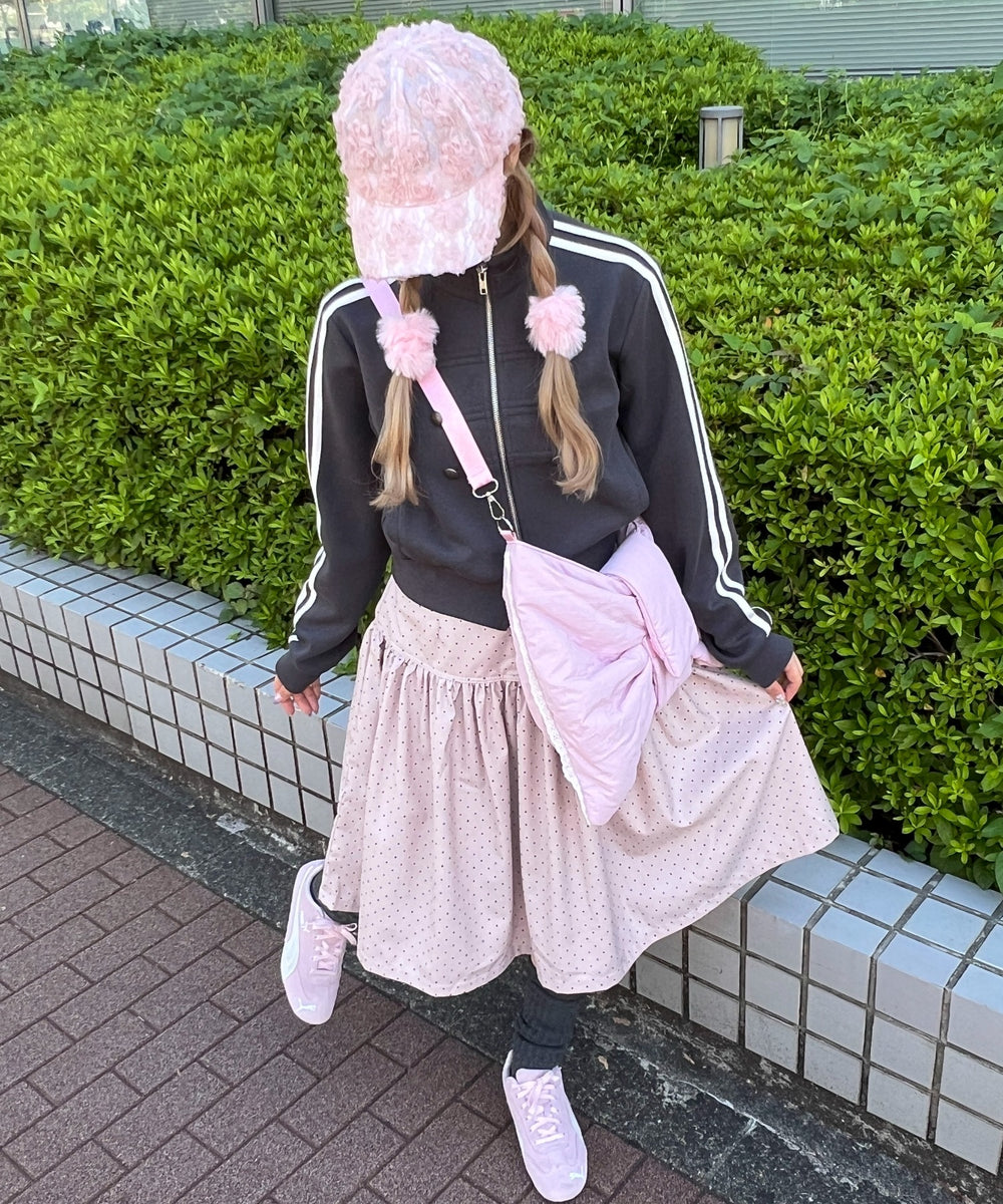 ピンク モデル：160㎝ F着用