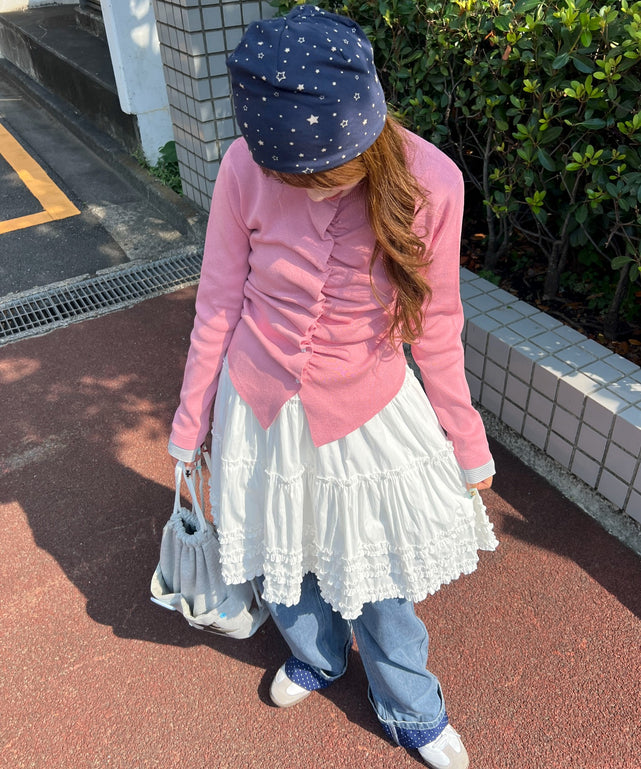 ピンク モデル：155㎝ F着用