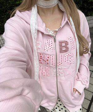 ピンク モデル：160㎝ F着用