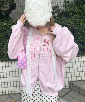 ピンク モデル：160㎝ F着用