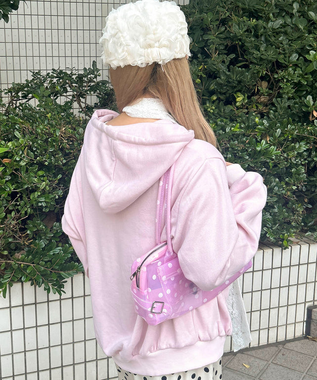 ピンク モデル：160㎝ F着用