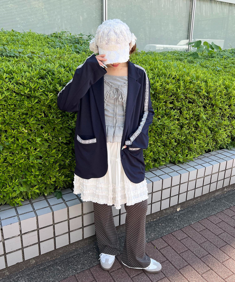 ネイビー モデル：155㎝ F着用