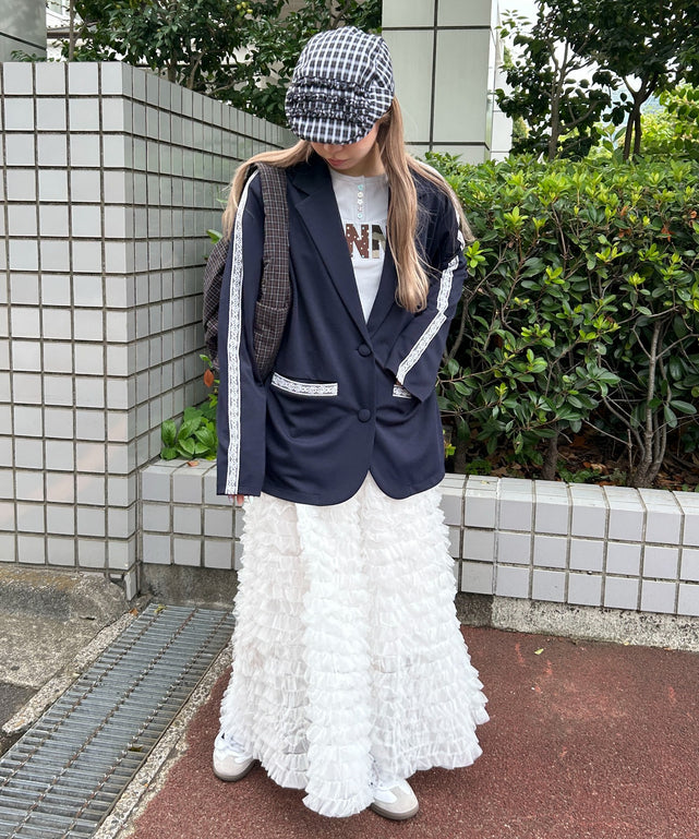 ネイビー モデル：160㎝ F着用