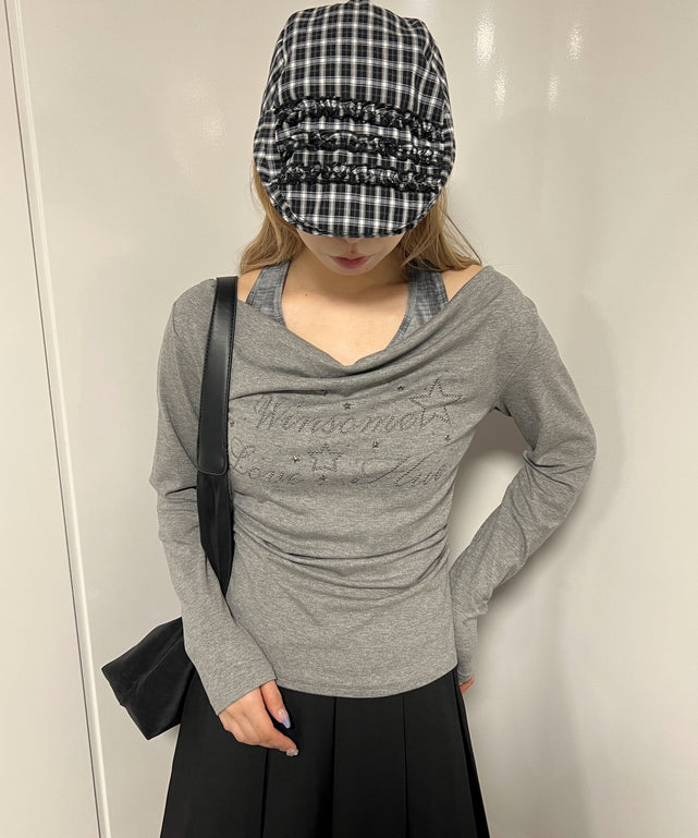 グレー モデル：160㎝ F着用