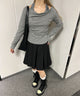 グレー モデル：160㎝ F着用