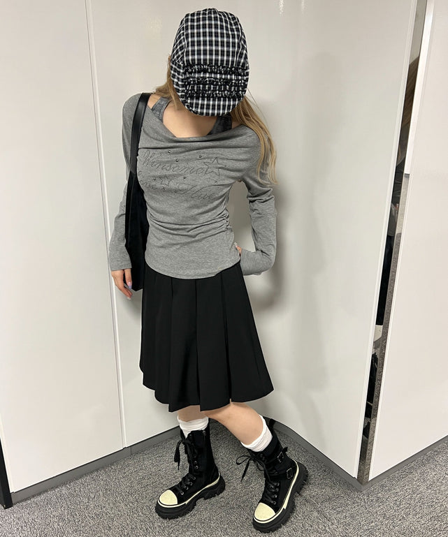 グレー モデル：160㎝ F着用