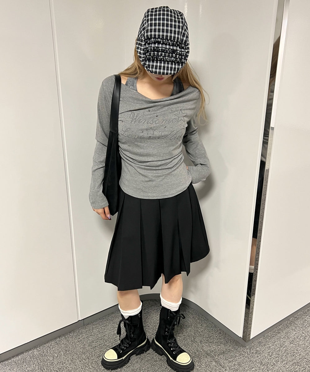 グレー モデル：160㎝ F着用