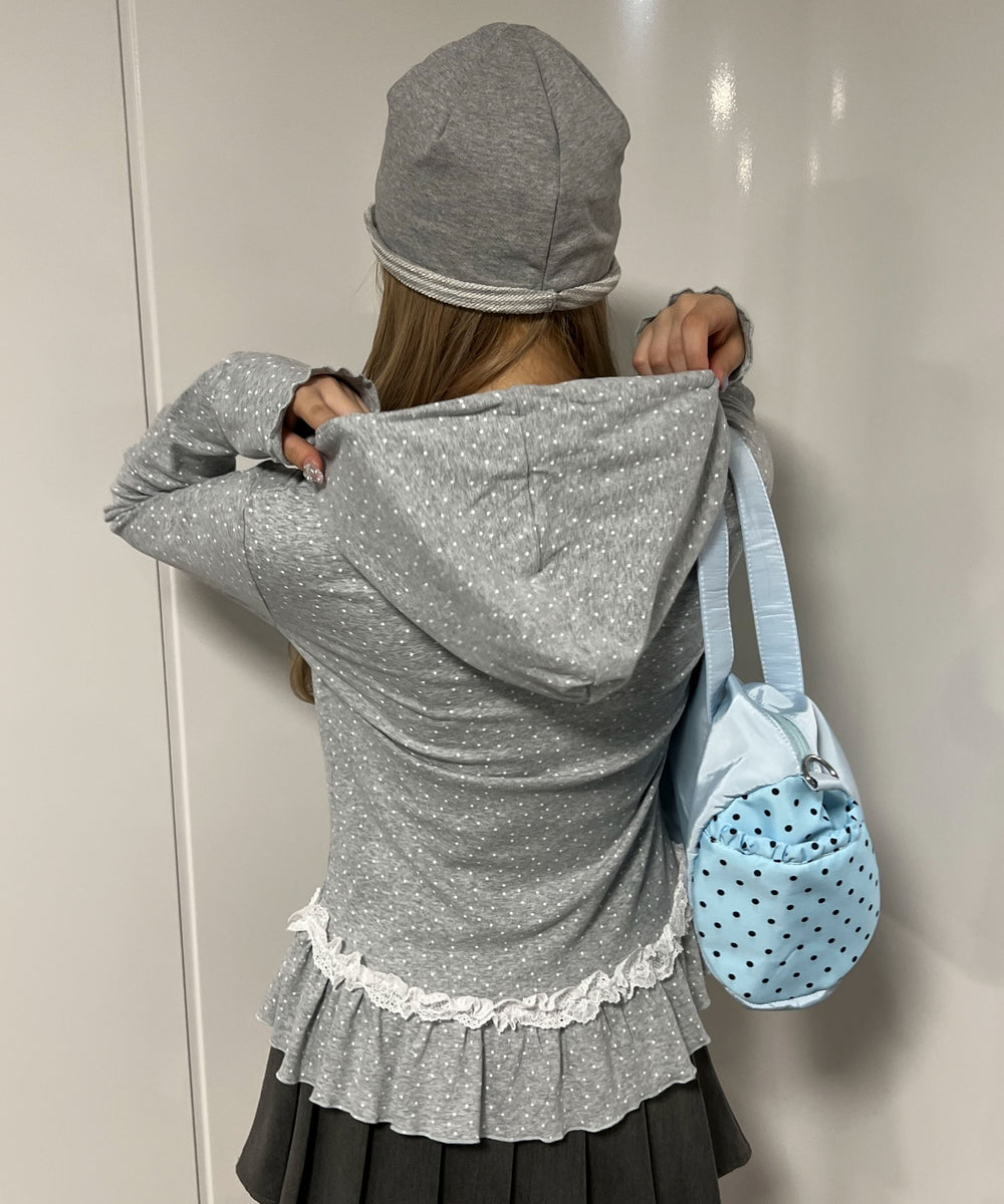 杢グレー モデル：160㎝ F着用