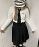 ホワイト モデル：160㎝ F着用